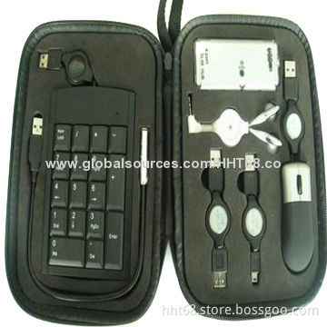 Computer Tool Kits, USB A/M to USB A/F Cable, Earphone, Mini USB Optical MouseNew